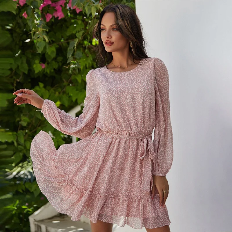 Mini dresses with pleated skirts for a classic look FashionSierra - Chiffon Casual Long Sleeve Ruffles High Waist Dress Mini dresses with pleated skirts for a classic look FashionSierra - Chiffon Casual Long Sleeve Ruffles High Waist Dress