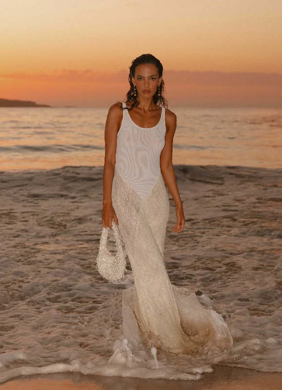 Velvet Casual Dresses for a Luxurious Look​ Twilight Dreams Maxi Dress - Yellow