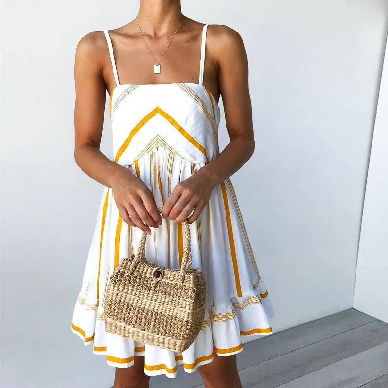 Mini dresses with polka dot patterns FashionSierra - Women Summer Sexy Spaghetti Strap Club Evening Party Dresses Ladies Boho Striped Sleeveless Beach Mini Dress Mini dresses with polka dot patterns FashionSierra - Women Summer Sexy Spaghetti Strap Club Evening Party Dresses Ladies Boho Striped Sleeveless Beach Mini Dress