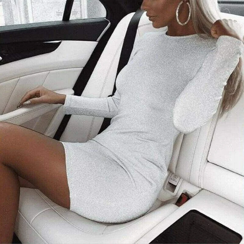 Mini dresses with V - necklines for a flattering shape FashionSierra - Women Sequin Dress Long Sleeve Solid Bodycon Dress Sexy Lady Evening Party Autumn Casual Short Mini Dress Mini dresses with V - necklines for a flattering shape FashionSierra - Women Sequin Dress Long Sleeve Solid Bodycon Dress Sexy Lady Evening Party Autumn Casual Short Mini Dress
