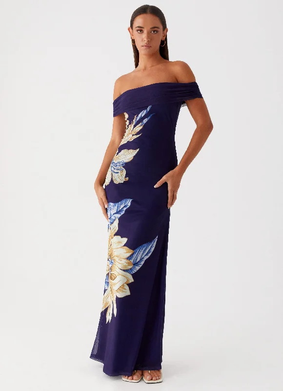 DIY - Inspired Casual Dresses with Customizable Elements​ Got Your Attention Maxi Dress - Navy