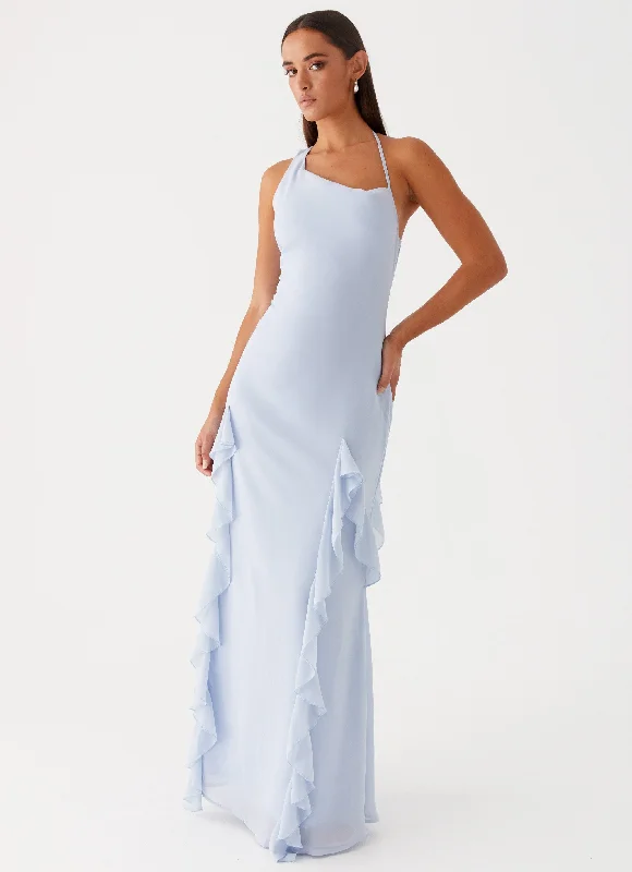 Wrap - Style Casual Dresses for Easy Wear​ Sammie Maxi Dress - Blue
