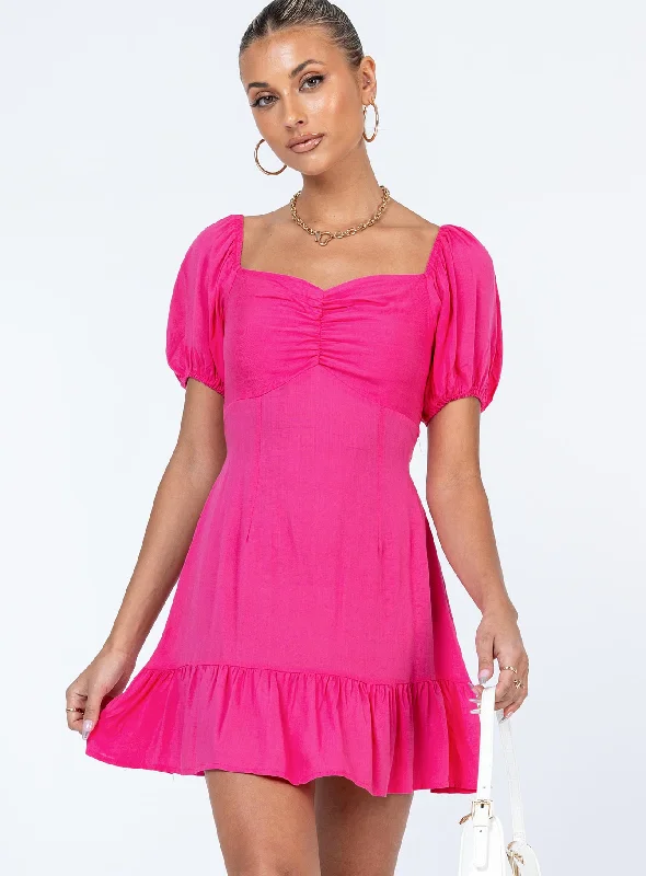 Knit Casual Dresses in Chunky Patterns​ Someday Soon Mini Dress Pink