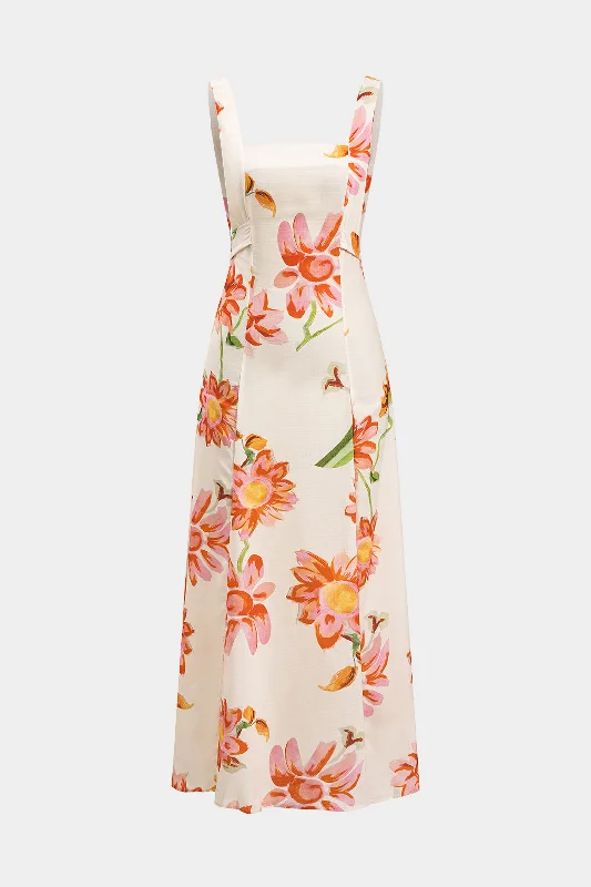 Layered Casual Dresses for a Stylish Ensemble Floral Print Tie Back Zipper Backless Slip Maxi Dress Layered Casual Dresses for a Stylish Ensemble Floral Print Tie Back Zipper Backless Slip Maxi Dress