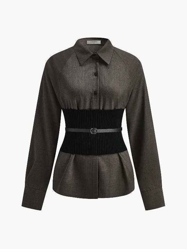 Weekend - Wear Casual Dresses for a Laid - Back Look Belted Cinched Waist Polo Shirt Weekend - Wear Casual Dresses for a Laid - Back Look Belted Cinched Waist Polo Shirt