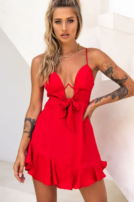 Mini dresses with mesh panels for a sexy and trendy look Milly Underwire Bow Bodice Dress Red Mini dresses with mesh panels for a sexy and trendy look Milly Underwire Bow Bodice Dress Red
