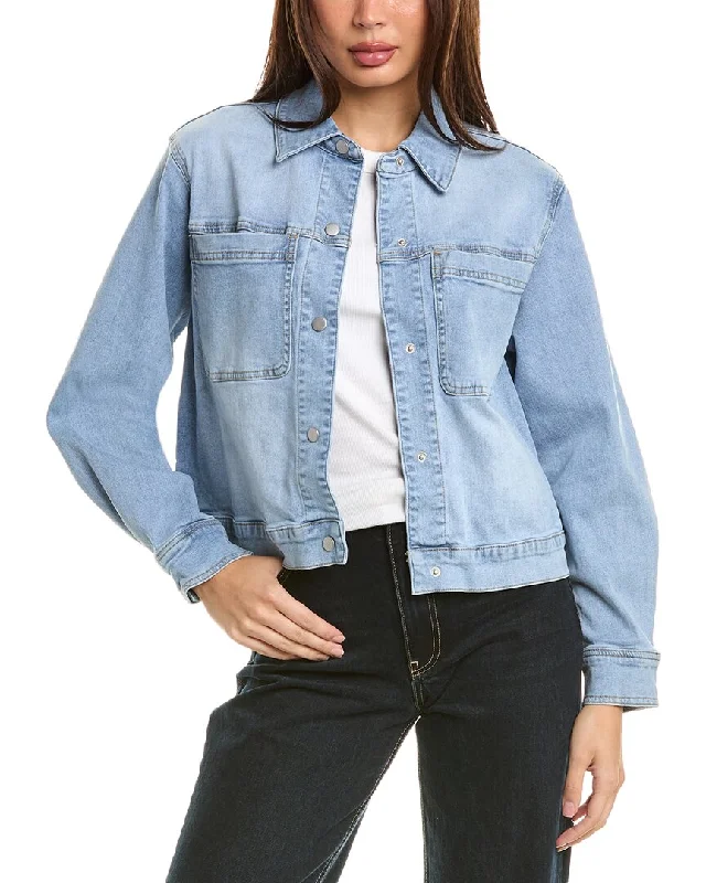 Plus Size Women's Embroidered Blazers in Floral Patterns for a Feminine Touch 1.STATE Cropped Jacket