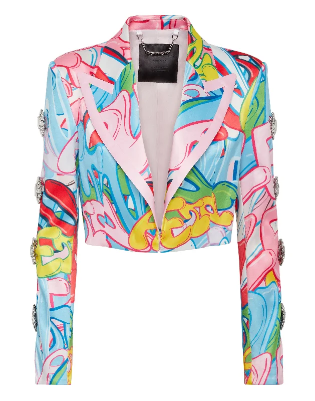 Oversized Women's Printed Blazers in Animal Patterns for a Statement Piece Bolero Bombing Graffiti Oversized Women's Printed Blazers in Animal Patterns for a Statement Piece Bolero Bombing Graffiti