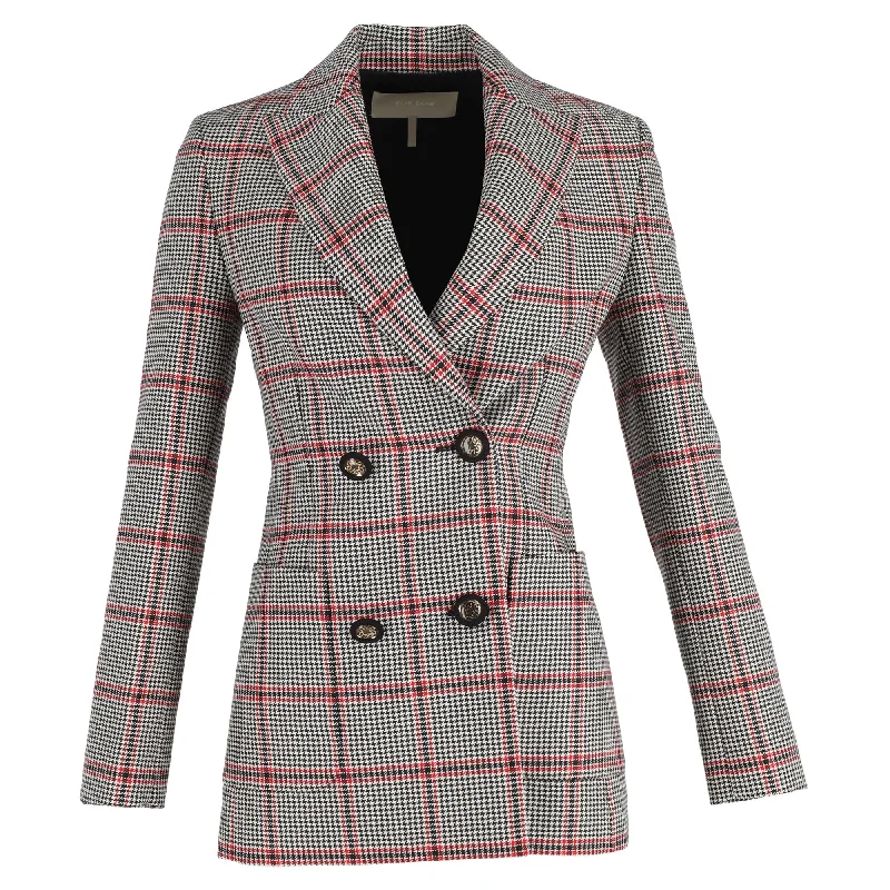 Oversized Women's Printed Blazers in Animal Patterns for a Statement Piece Elie Saab Double-Breasted Checkered D.B. Jacket in Multicolor Polyester Oversized Women's Printed Blazers in Animal Patterns for a Statement Piece Elie Saab Double-Breasted Checkered D.B. Jacket in Multicolor Polyester