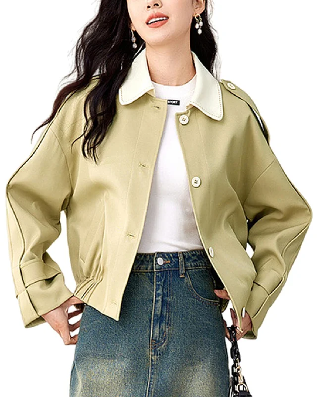 Women's Tailored Stretch Blazers in Navy Blue for Business Meetings OUNIXUE Jacket
