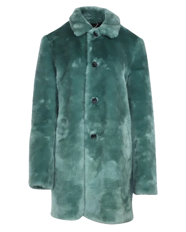 Oversized women's wool coats in a monochromatic look for a trendy outfit Supreme x Hysteric Glamour Fuck You Coat in Green Faux Coat Oversized women's wool coats in a monochromatic look for a trendy outfit Supreme x Hysteric Glamour Fuck You Coat in Green Faux Coat