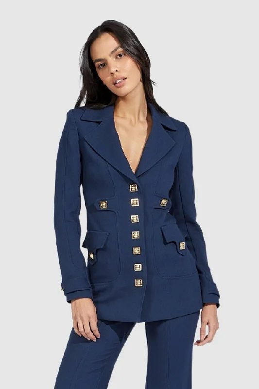Women's pea coats in a plus - size fit for a flattering and warm winter coat ALICE McCALL Womens Air France Jacket Navy Women's pea coats in a plus - size fit for a flattering and warm winter coat ALICE McCALL Womens Air France Jacket Navy