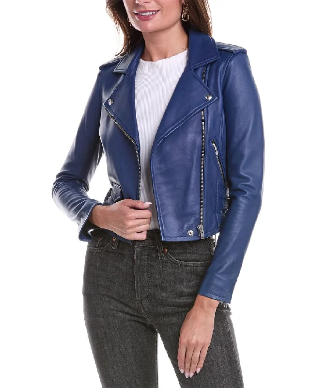 Women's leather pencil leather skirts for a formal look Iro Ashville Leather Jacket