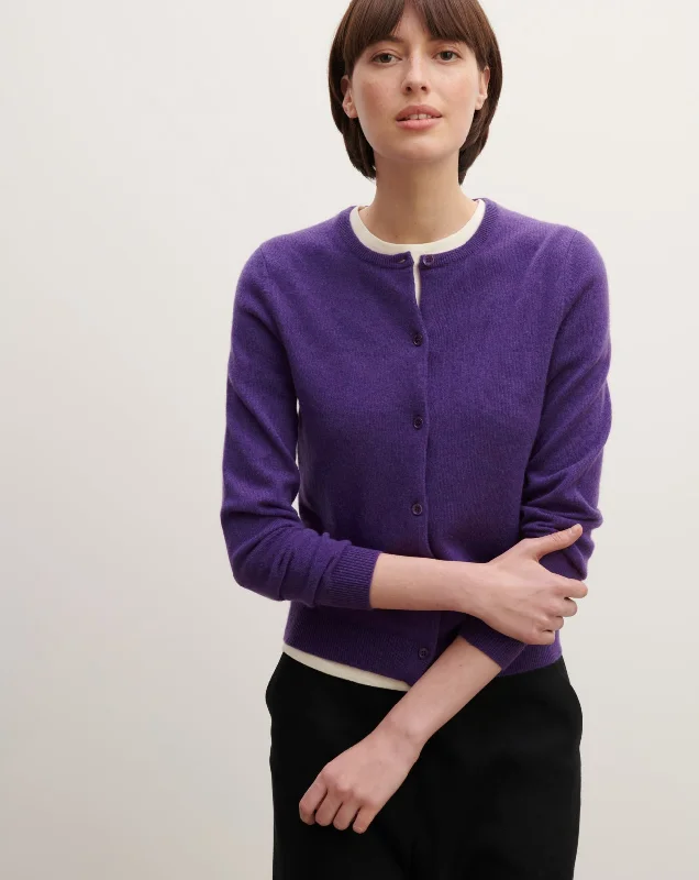 long length women cardigan with side slits Cardigan classique