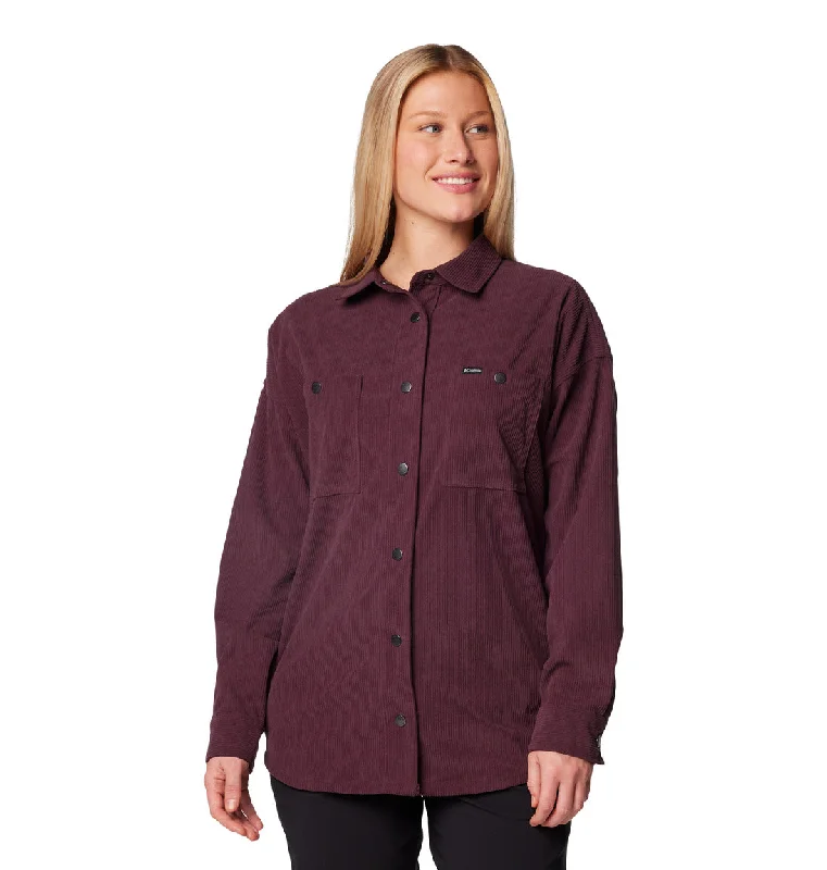 Women's faux fur - trimmed denim jackets for a trendy and cozy style Columbia Blue Point Creek™ Corduroy Shirt Jacket - Women Women's faux fur - trimmed denim jackets for a trendy and cozy style Columbia Blue Point Creek™ Corduroy Shirt Jacket - Women