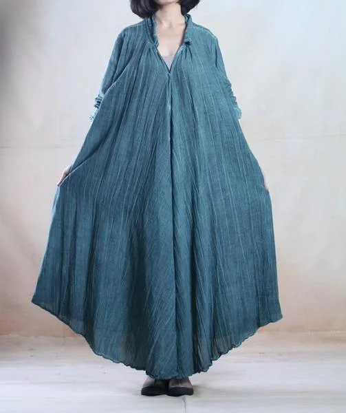 Maxi dresses with a pleated skirt for a timeless and elegant appearance Green spring linen coat maxi dress causal caftan Maxi dresses with a pleated skirt for a timeless and elegant appearance Green spring linen coat maxi dress causal caftan