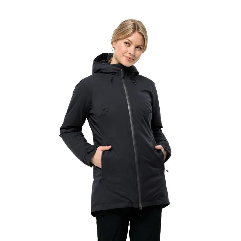 Women's cropped leather jackets with a fringe detail for a western - inspired outfit Jack Wolfskin Stirnberg Jacket - Women Women's cropped leather jackets with a fringe detail for a western - inspired outfit Jack Wolfskin Stirnberg Jacket - Women