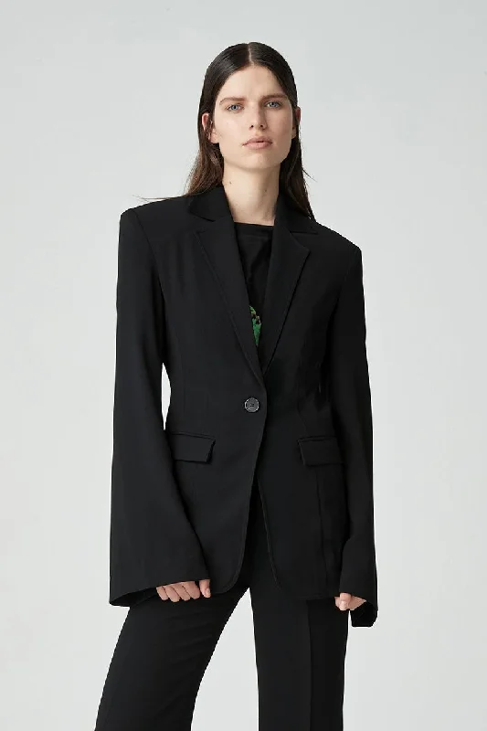 Women's shearling - lined suede jackets for ultimate warmth and luxury LARA WORTHINGTON x ATOIR Womens 001 Blazer Black Women's shearling - lined suede jackets for ultimate warmth and luxury LARA WORTHINGTON x ATOIR Womens 001 Blazer Black