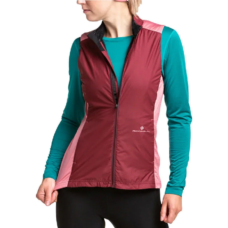 Women's pea coats in a plus - size fit for a flattering and warm winter coat Ronhill Tech Hyperchill Womens Running Gilet - Red Women's pea coats in a plus - size fit for a flattering and warm winter coat Ronhill Tech Hyperchill Womens Running Gilet - Red