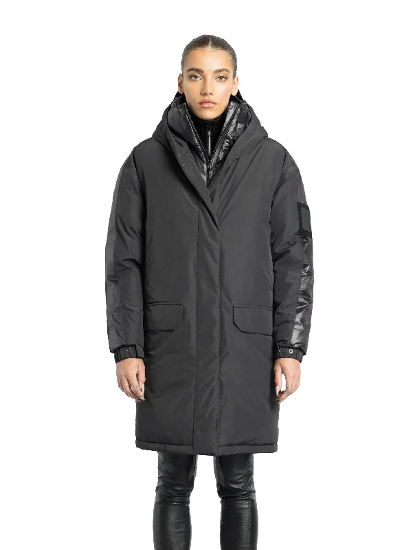 Women's long - length wool blend jackets for a warm and stylish winter look Slyn Women's Performance Parka Women's long - length wool blend jackets for a warm and stylish winter look Slyn Women's Performance Parka