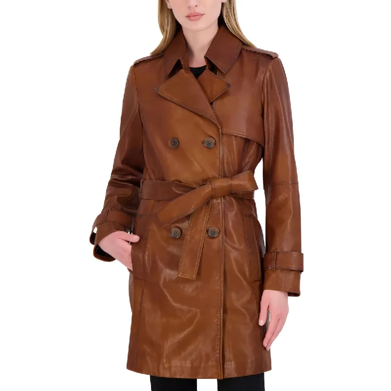 Women's leather leather cocktail dresses with sequins Tahari Womens Petites Collared Long Leather Jacket Women's leather leather cocktail dresses with sequins Tahari Womens Petites Collared Long Leather Jacket