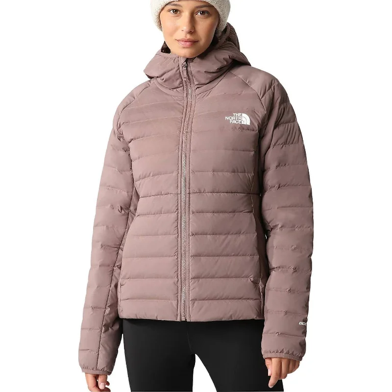 Women's moto jackets with a lace - up front for a unique and stylish touch The North Face Belleview Stretch Womens Down Jacket - Brown Women's moto jackets with a lace - up front for a unique and stylish touch The North Face Belleview Stretch Womens Down Jacket - Brown