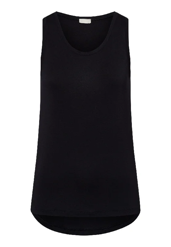 Plus Size Women's Side - Slit Tank Tops in Metallic Shades Yoga Relaxed Round Neck Tank Top | Black Beauty 78794-2199 Plus Size Women's Side - Slit Tank Tops in Metallic Shades Yoga Relaxed Round Neck Tank Top | Black Beauty 78794-2199