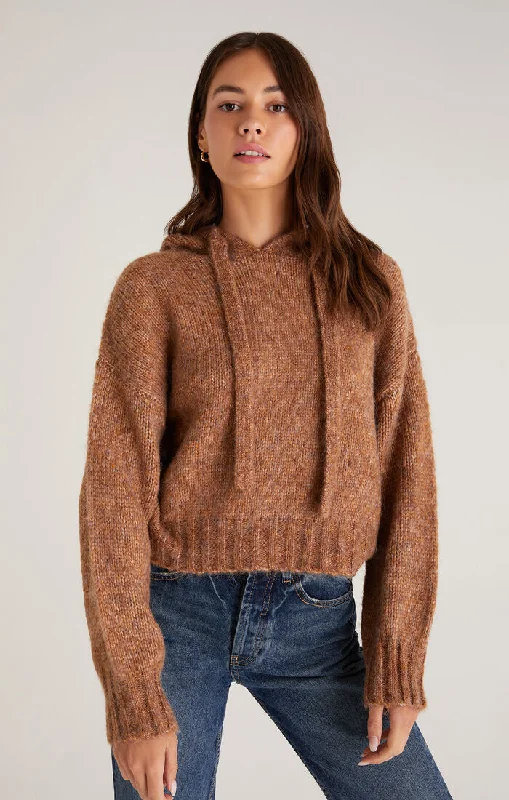 Plus Size Women's Oversized Chunky Knit Sweaters Ariel Sweater Knit Hoodie