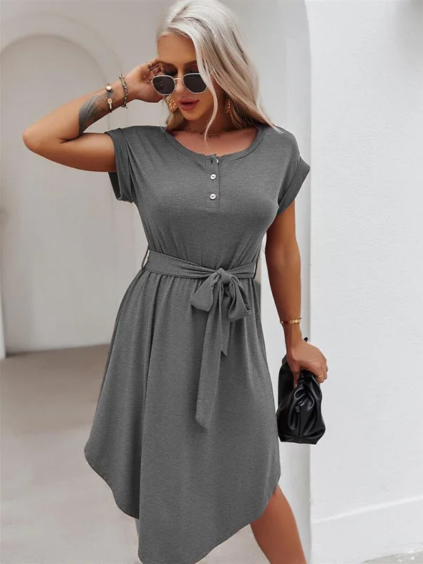 Mini dresses with halter necks for a stylish choice Blue Zone Planet | Bella's Short Sleeve Solid Knit Mini Dress Mini dresses with halter necks for a stylish choice Blue Zone Planet | Bella's Short Sleeve Solid Knit Mini Dress