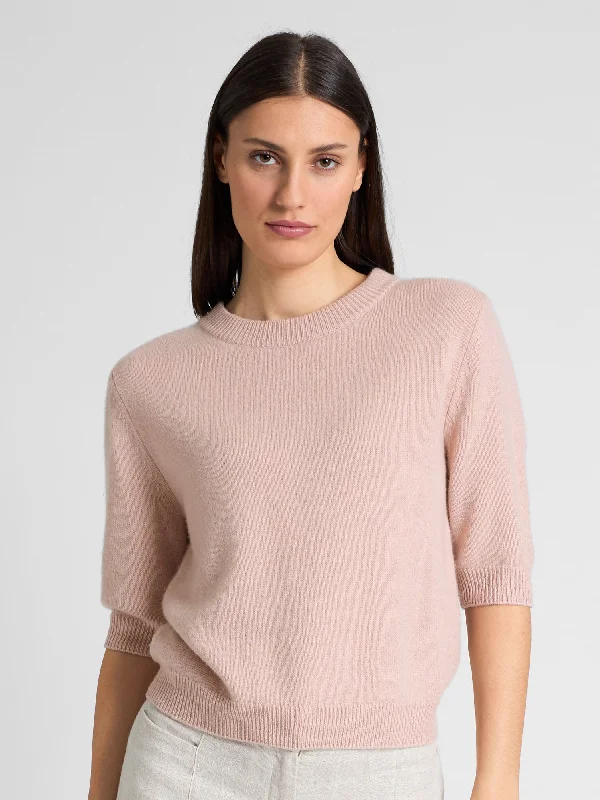 Plus Size Women's Oversized Chunky Knit Sweaters Cashmere sweater "Aase" - rose glow Plus Size Women's Oversized Chunky Knit Sweaters Cashmere sweater "Aase" - rose glow