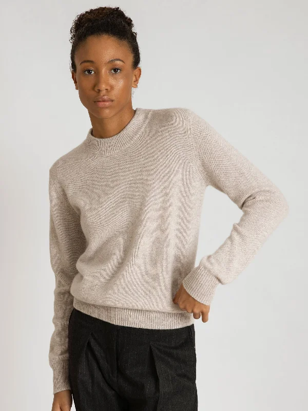 Open - Front Women's Cardigan - Style Mohair Sweaters Cashmere sweater "Sofia long" - beige Open - Front Women's Cardigan - Style Mohair Sweaters Cashmere sweater "Sofia long" - beige