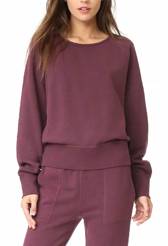 Women's Mock Neck Pullovers in Satin Fabric for Elegance Classic Fit Pullover Sweater In Port Women's Mock Neck Pullovers in Satin Fabric for Elegance Classic Fit Pullover Sweater In Port