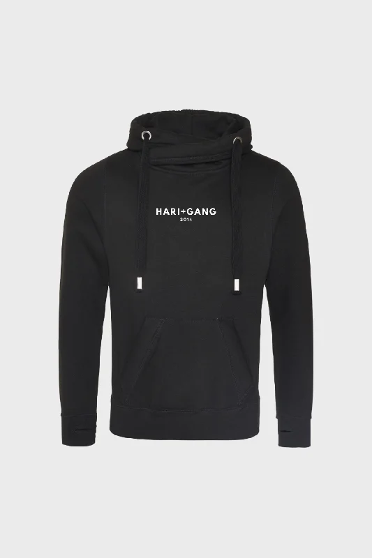Women's quarter - zip sweatshirt made of organic cotton for eco - conscious fashion Women's quarter - zip sweatshirt made of organic cotton for eco - conscious fashion HATG Black Logo Cowl Neck Hoodie Women's quarter - zip sweatshirt made of organic cotton for eco - conscious fashion Women's quarter - zip sweatshirt made of organic cotton for eco - conscious fashion HATG Black Logo Cowl Neck Hoodie
