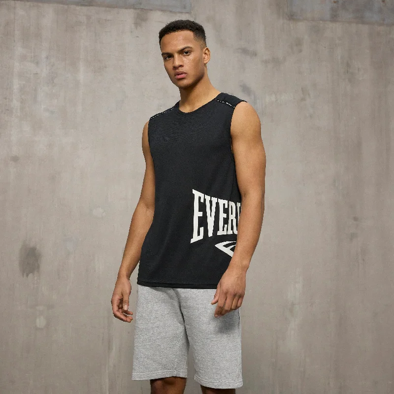 Mock Neck Women's Performance Tank Tops for Cycling EVERLAST Mens The Greatest Mesh Tank Top Mock Neck Women's Performance Tank Tops for Cycling EVERLAST Mens The Greatest Mesh Tank Top