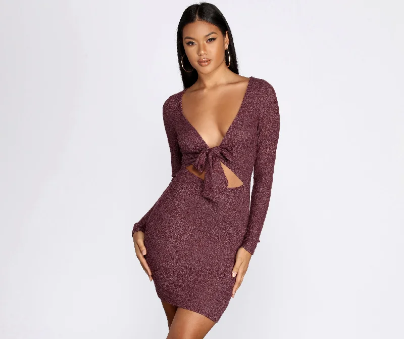 Floral print mini dresses for summer parties Favorite 'Fit Knit Mini Dress