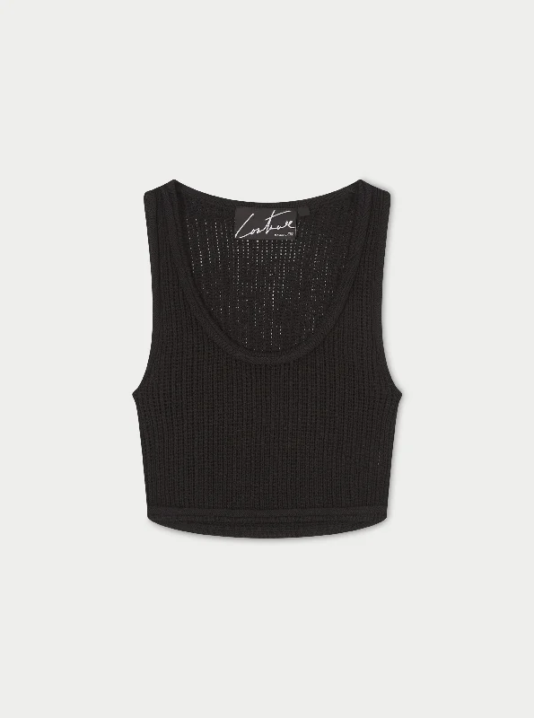 Midi - Length Women's Shetland Wool Sweater Dresses in Traditional Patterns KNITTED VEST TOP - BLACK Midi - Length Women's Shetland Wool Sweater Dresses in Traditional Patterns KNITTED VEST TOP - BLACK
