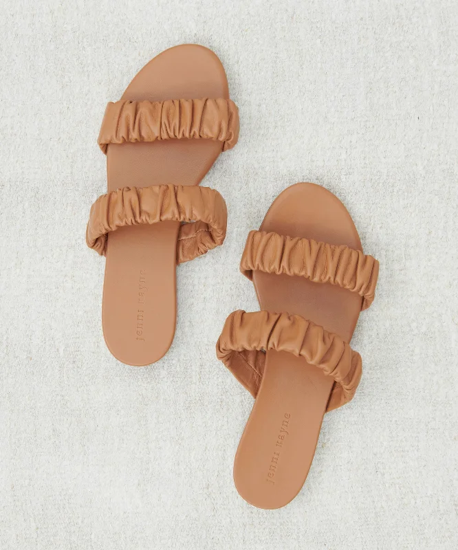 Belted Women's Cotton Blend Sweater Dresses for a Casual Look Leather Dune Sandal
