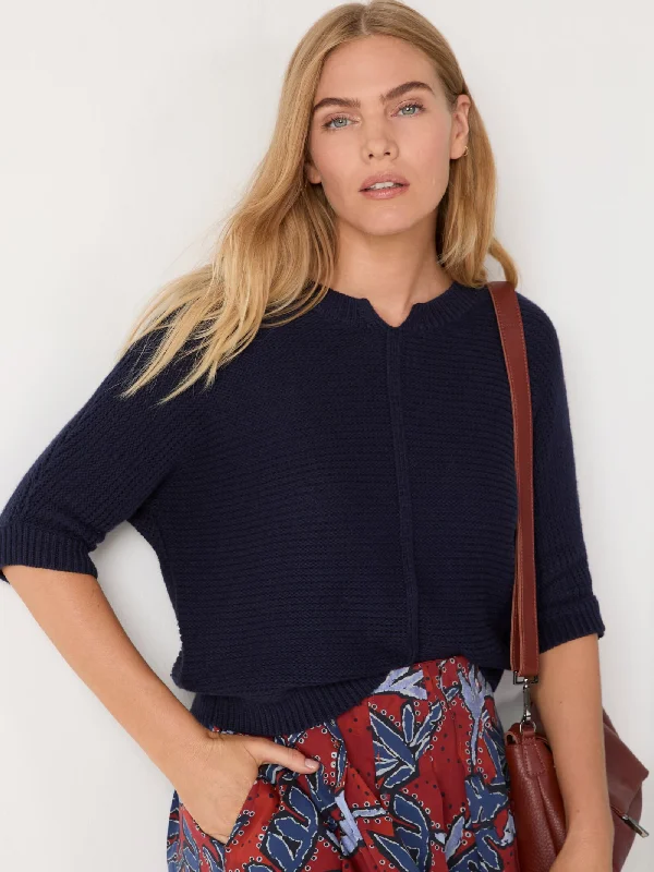 Bell - Sleeve Women's Mohair - Wool Blend Sweaters Nic + Zoe Easy Texture Sweater