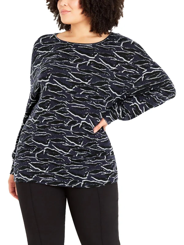 Women's Mock Neck Pullovers in Satin Fabric for Elegance Plus Womens Zebra Print Relaxed Fit Pullover Sweater Women's Mock Neck Pullovers in Satin Fabric for Elegance Plus Womens Zebra Print Relaxed Fit Pullover Sweater