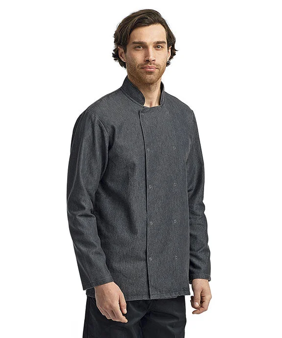 Women's sweatshirt with a mesh panel insert for breathability during workouts Women's sweatshirt with a mesh panel insert for breathability during workouts RP660 - Artisan Collection by Reprime Unisex Denim Chefs Coat | Black Denim Women's sweatshirt with a mesh panel insert for breathability during workouts Women's sweatshirt with a mesh panel insert for breathability during workouts RP660 - Artisan Collection by Reprime Unisex Denim Chefs Coat | Black Denim