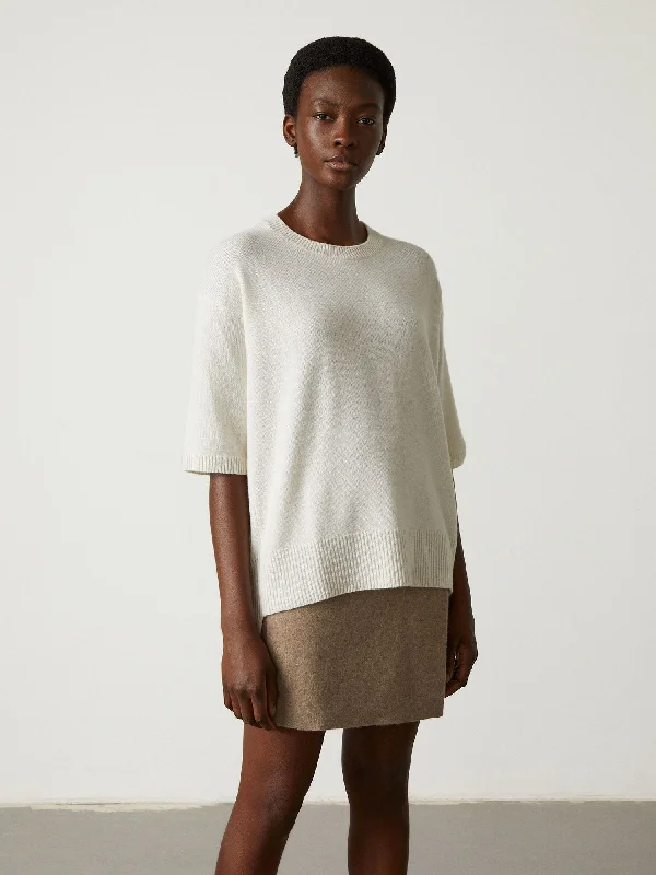 Plus Size Women's Side - Slit Sweaters in Bold Solids The Camille Sweater