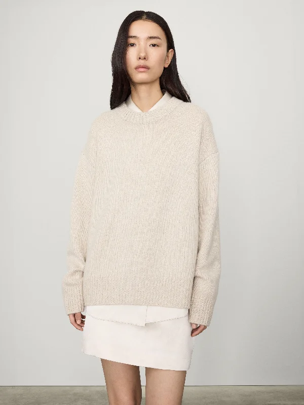 Split - Hem Women's Linen Blend Sweaters for Spring The Renske Sweater