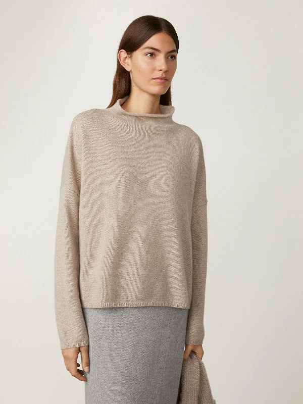 V - Neck Women's Ribbed Wool Sweaters for Fall The Sandy Sweater