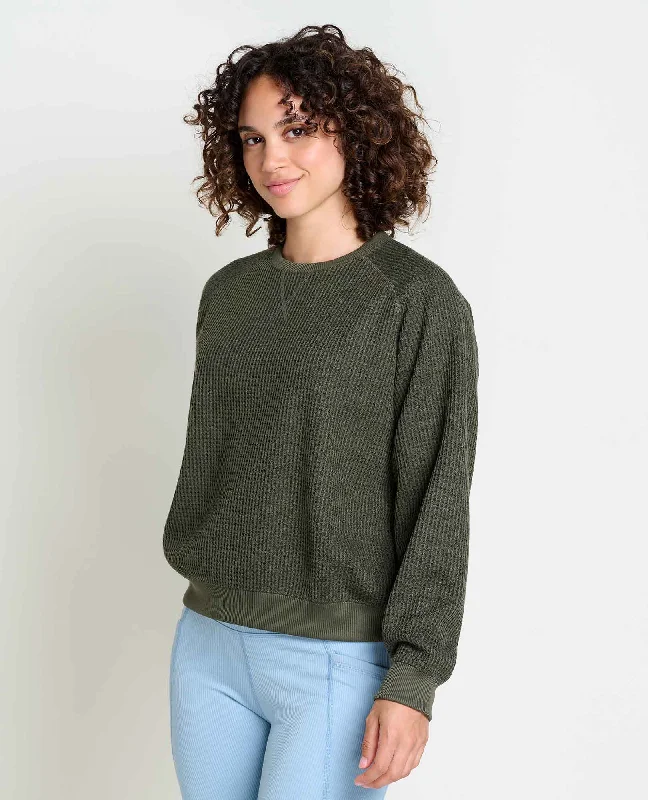 Split - Hem Women's Linen Blend Sweaters for Spring Toad & Co Bitterroot Pullover