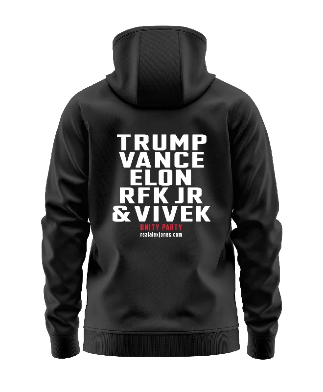 Women's long - sleeve cropped sweatshirt with ribbed cuffs for a snug fit Women's long - sleeve cropped sweatshirt with ribbed cuffs for a snug fit Unity Party Hoodie