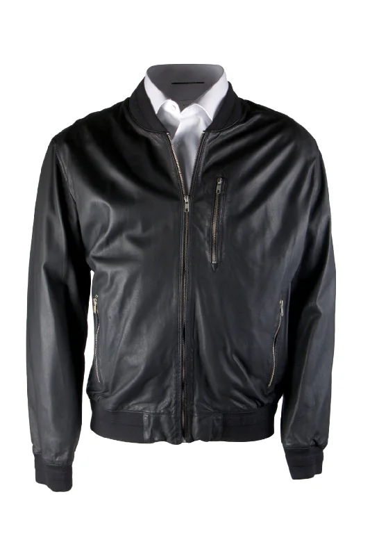 Women's leather leather cocktail dresses with sequins Daniel Hechter Ranchero Black Leather Jacket Women's leather leather cocktail dresses with sequins Daniel Hechter Ranchero Black Leather Jacket