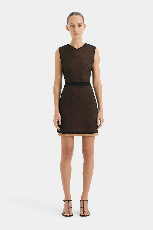 Sheath Women Dress with a Tailored Fit for a Professional Look Delta Overlay Dress
