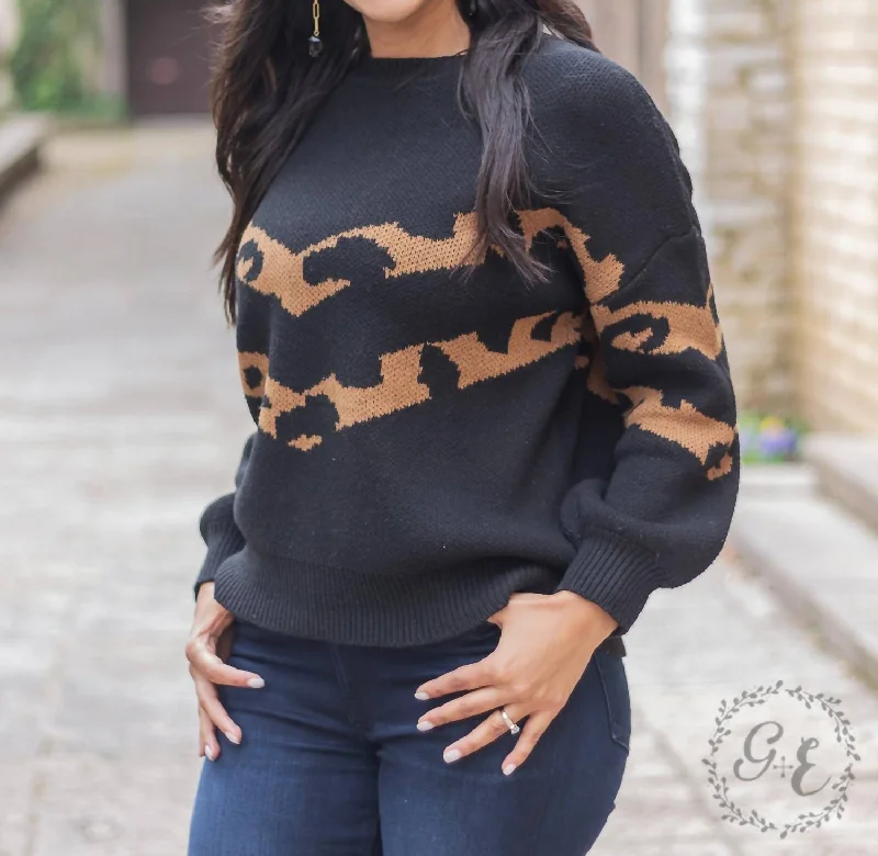 Plus Size Women's Cashmere Pullovers for Cozy Luxury Fall-Ing In Warmth Long Sleeve Pullover Sweater With Balloon Long Sleeve In Black Plus Size Women's Cashmere Pullovers for Cozy Luxury Fall-Ing In Warmth Long Sleeve Pullover Sweater With Balloon Long Sleeve In Black