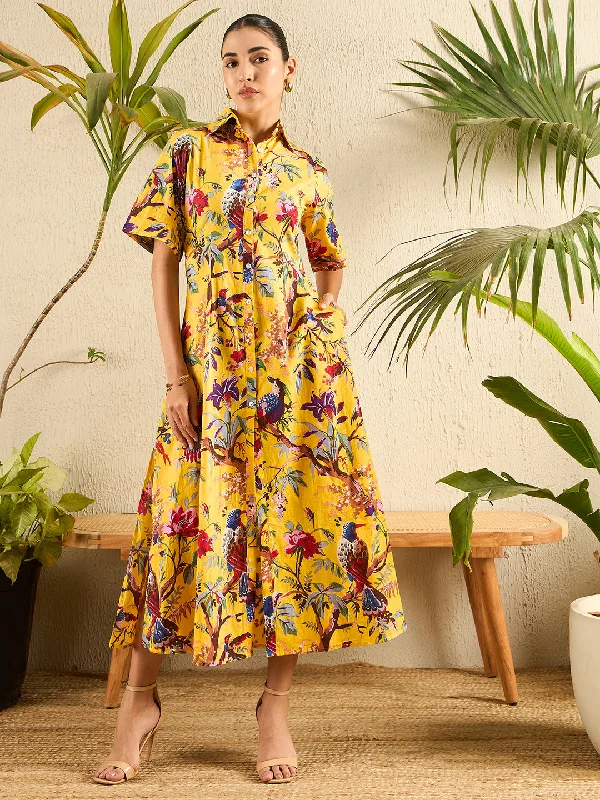 Ball Gown Women Dress with a Full Skirt for a Princess - like Look Fit and Flare Cotton Shirt Dress Ball Gown Women Dress with a Full Skirt for a Princess - like Look Fit and Flare Cotton Shirt Dress
