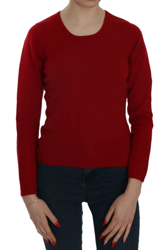 V - Neck Women's Cotton Pullovers for a Casual Look MILA SCHÖN Round Neck Pullover Cashmere Women's Sweater V - Neck Women's Cotton Pullovers for a Casual Look MILA SCHÖN Round Neck Pullover Cashmere Women's Sweater